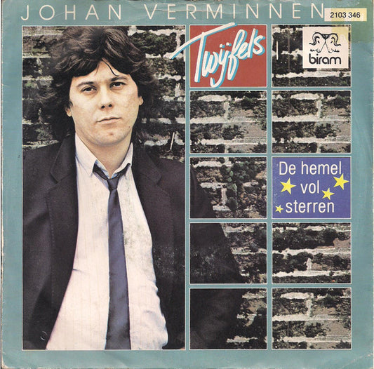 Johan Verminnen - Twijfels Vinyl Singles Vinyl Very Good (VG) <br> Hoes Good Plus (G+)