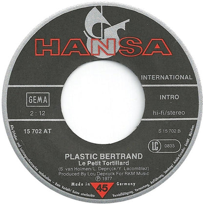 Plastic Bertrand - Bambino 29587 Vinyl Singles VINYLSINGLES.NL