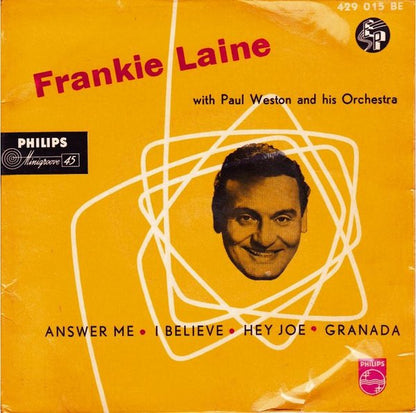 Frankie Laine With Paul Weston And His Orchestra - Frankie Laine (EP) 15501 Vinyl Singles EP VINYLSINGLES.NL