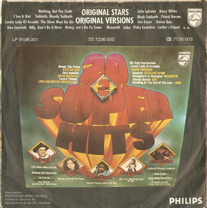 Julio Iglesias - En Cualquier Parte Vinyl Singles Vinyl (VG) <br> Hoes (G+)