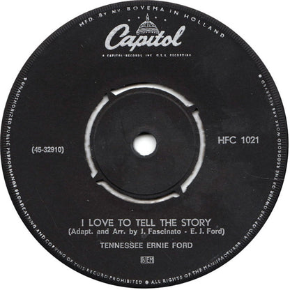 Tennessee Ernie Ford - Sings Hymns (Part 2) : I Love To Tell The Story 19586 Vinyl Singles Hoes: Generic