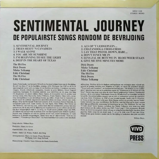 Mieke Telkamp - The Hi-Five - Sentimental Journey (LP)