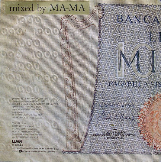 Via Verdi - Diamond Vinyl Singles Vinyl Zeer Goed / Hoesje Goed "VINYLSINGLES.NL"