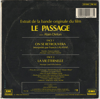 Francis Lalanne - Extrait De La Bande Originale Du Film Le Passage 15363 Vinyl Singles Goede Staat