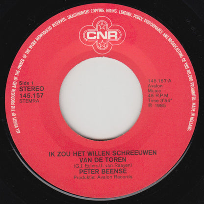 Peter Beense - Ik Zou Het Willen Schreeuwen Van De Toren 31036 Vinyl Singles Goede Staat