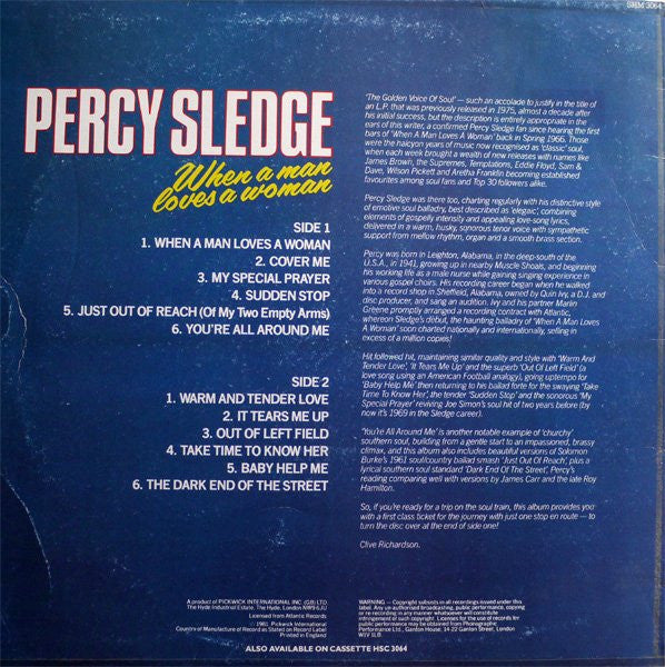Percy Sledge - When A Man Loves A Woman (LP) 40727 Vinyl LP VINYLSINGLES.NL