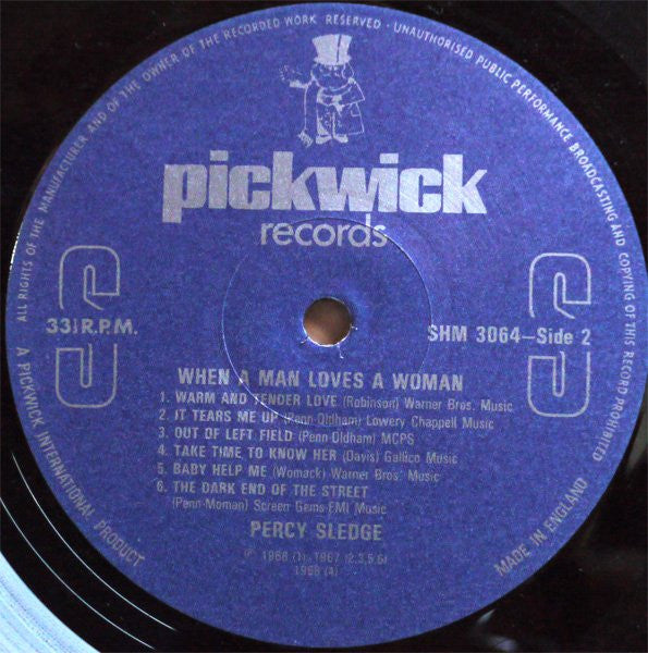 Percy Sledge - When A Man Loves A Woman (LP) 40727 Vinyl LP VINYLSINGLES.NL