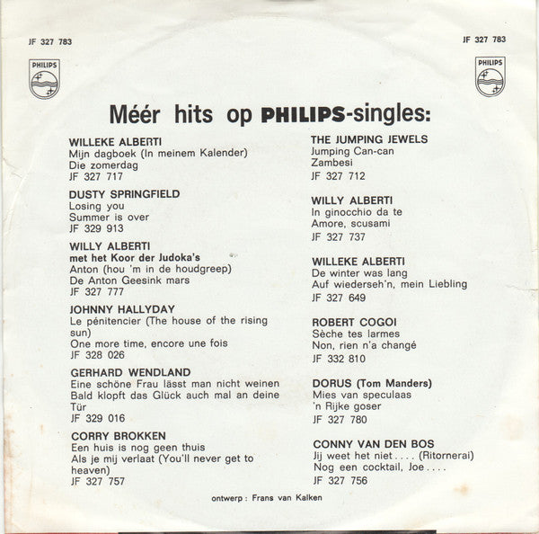 Ronnie Tober - Iedere Avond Vinyl Singles VINYLSINGLES.NL