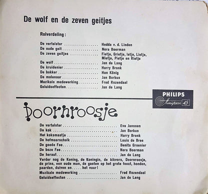 Jan De Lang - De Wolf En De 7 Geitjes 17814 Vinyl Singles VINYLSINGLES.NL