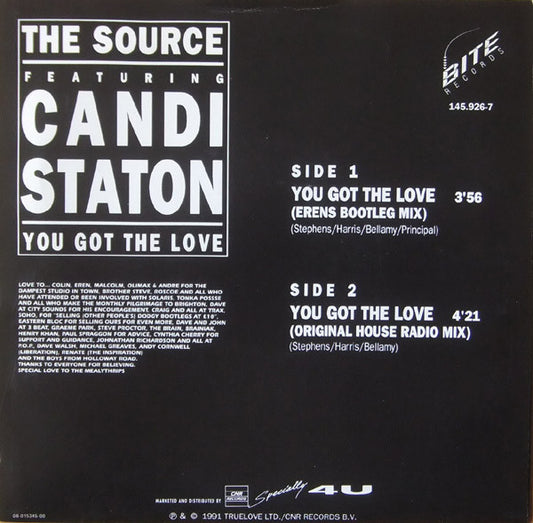 Source Featuring Candi Staton - You Got The Love