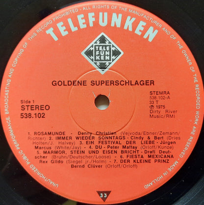 Various - Goldene Superschlager (LP) 41208 Vinyl LP Goede Staat