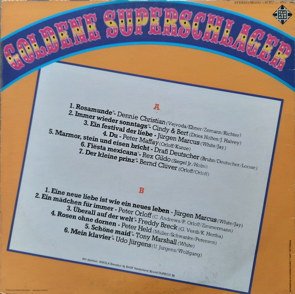 Various - Goldene Superschlager (LP) 41208 Vinyl LP Goede Staat