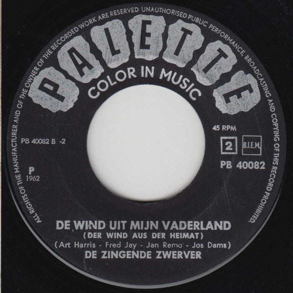Zingende Zwerver - Ketelbinkie 31745 Vinyl Singles VINYLSINGLES.NL