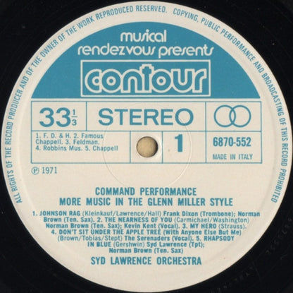 Syd Lawrence - Command Performance (LP) 40977 Vinyl LP VINYLSINGLES.NL
