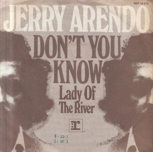 Jerry Arendo - Don't You Know Vinyl Singles Vinyl Very Good (VG) <br> Hoes Good Plus (G+)