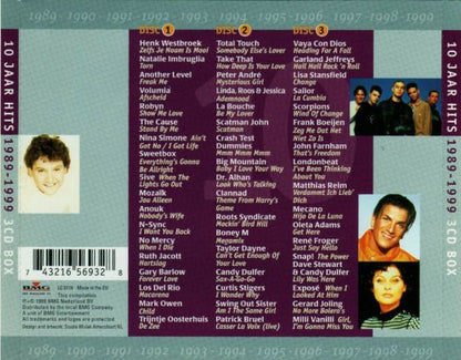 Various - 10 Jaar Hits 1989 - 1999 (CD) Compact Disc VINYLSINGLES.NL