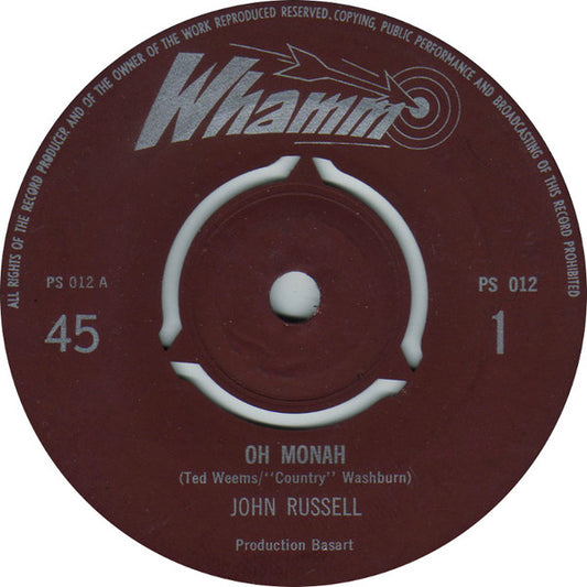 John King Size Russell - Oh Monah Vinyl Singles Media: VG+ / Sleeve: G+