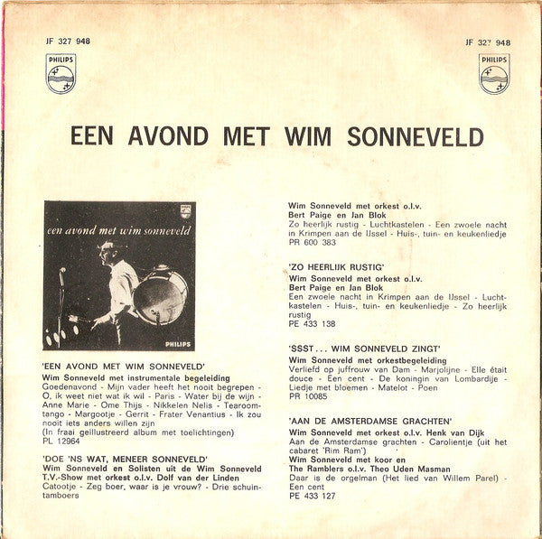 Wim Sonneveld - Nikkelen Nelis 11629 37646 Vinyl Singles Goede Staat