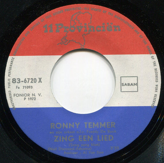 Ronny Temmer - Zing Een Lied