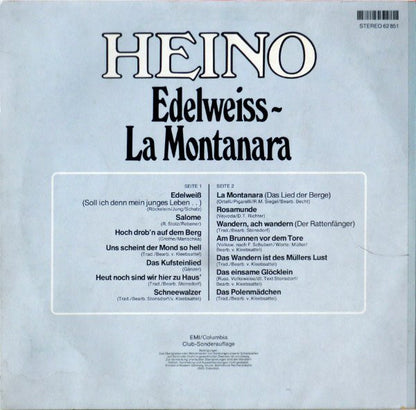 Heino - Edelweiss (LP) 49263 Vinyl LP VINYLSINGLES.NL