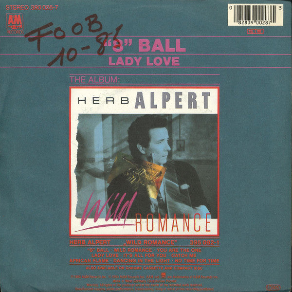 Herb Alpert - 8" Ball" 21516 Vinyl Singles VINYLSINGLES.NL
