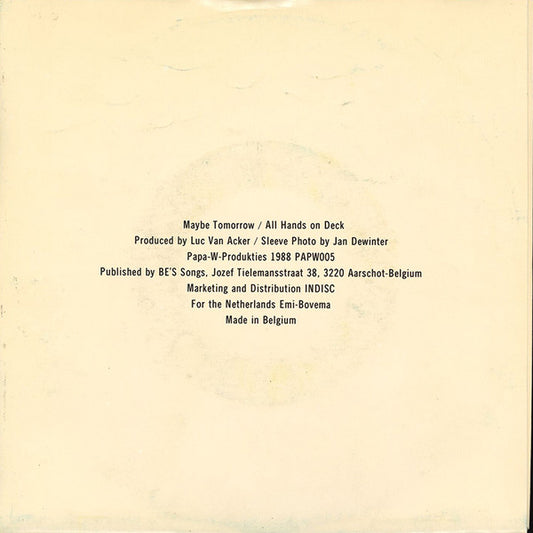 Won Ton Ton - Maybe Tomorrow (B-Keus) Vinyl Singles Vinyl Zeer Goed / Hoesje Sticker "VINYLSINGLES.NL"
