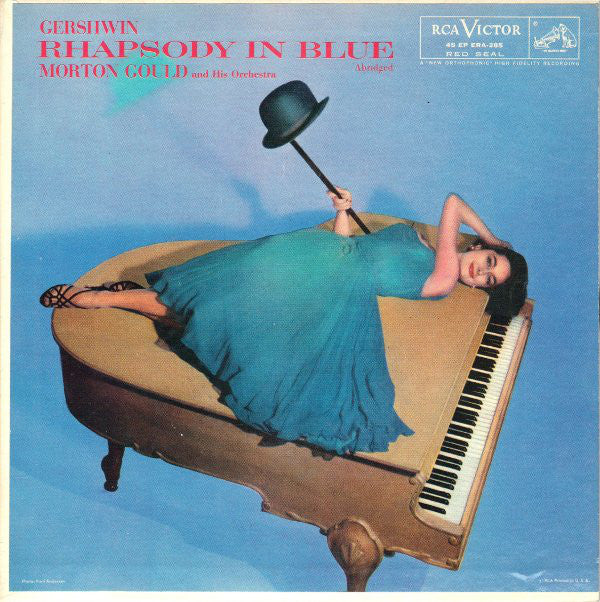 George Gershwin Morton Gould And His Orchestra - Rhapsody In Blue (Abridged) Vinyl Singles Vinyl Very Good (VG) <br> Hoes Good Plus (G+)