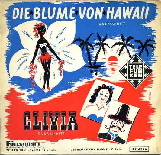 Traute Richter - Edith Schollwer - Jean Löhe - Adi Appelt - Die Blume Von Hawaii 28395 Vinyl Singles VINYLSINGLES.NL
