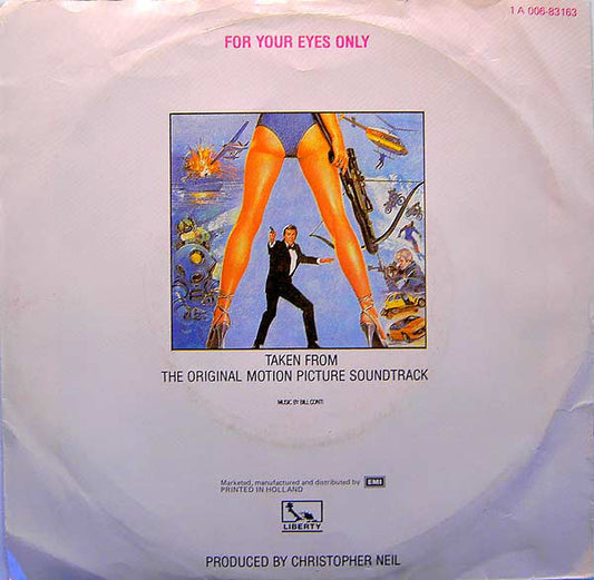 Sheena Easton - For Your Eyes Only 28646 Vinyl Singles Vinyl Zeer Goed / Hoesje Goed "VINYLSINGLES.NL"