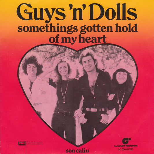 Guys 'N' Dolls - Somethings Gotten Hold Of My Heart Vinyl Singles Vinyl (VG) <br> Hoes (G+)