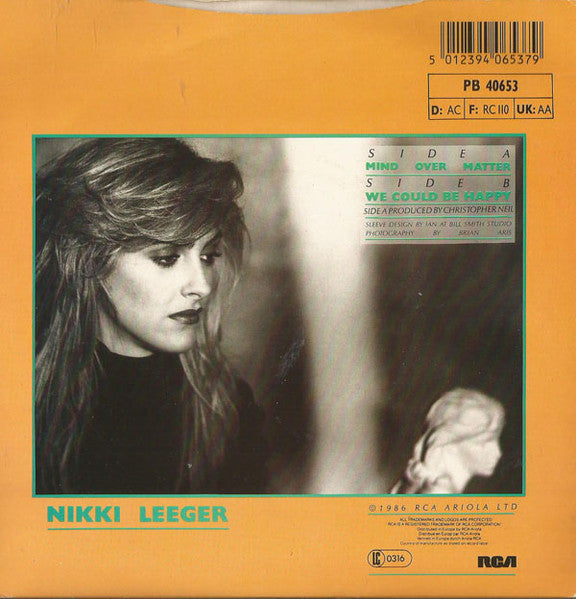 Nikki Leeger - Mind Over Matter Vinyl Singles VINYLSINGLES.NL