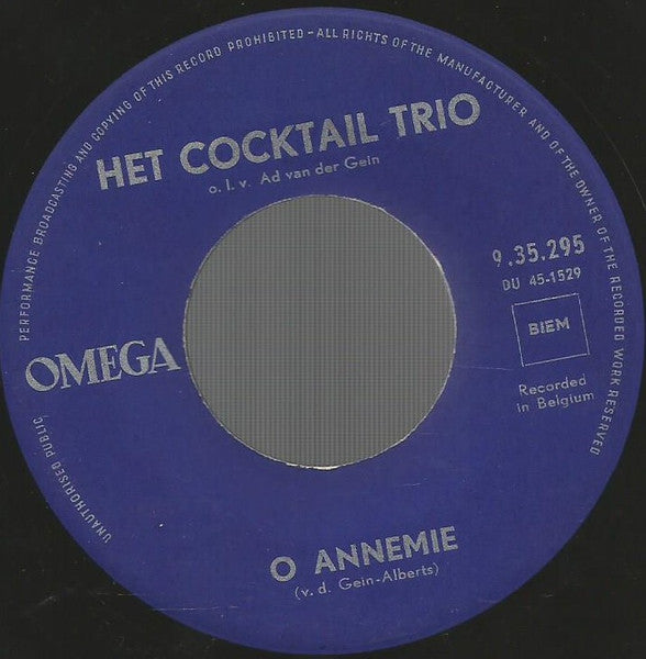 Cocktail Trio - Kangoeroe 32937 Vinyl Singles VINYLSINGLES.NL