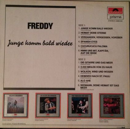 Freddy - Junge Komm Bald Wieder Vinyl LP VINYLSINGLES.NL