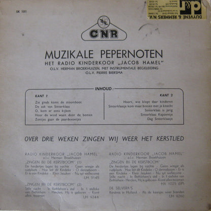 Kinderkoor Jacob Hamel - Muzikale Pepernoten 24720 Vinyl Singles VINYLSINGLES.NL