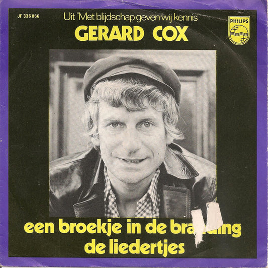 Gerard Cox - Een Broekje In De Branding 31888 Vinyl Singles Vinyl Very Good (VG) <br> Hoes Good Plus (G+)
