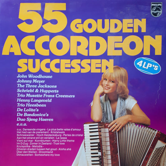 Various - 55 Gouden Accordeon Successen (LP Box) Vinyl LP VINYLSINGLES.NL