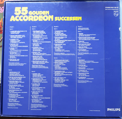 Various - 55 Gouden Accordeon Successen (LP Box) Vinyl LP Goede Staat