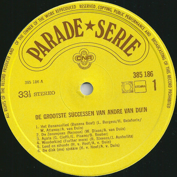 André van Duin - De Grootste Successen Van André Van Duin (LP) 46633 46713 Vinyl LP VINYLSINGLES.NL