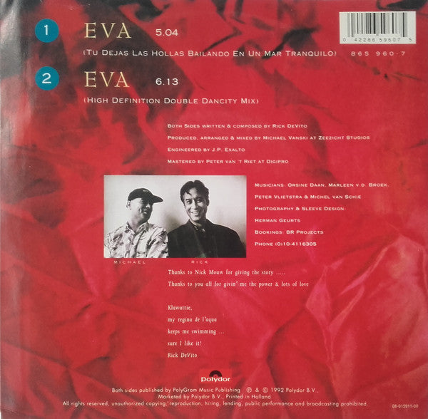 Rick DeVito - Eva 20212 Vinyl Singles Goede Staat