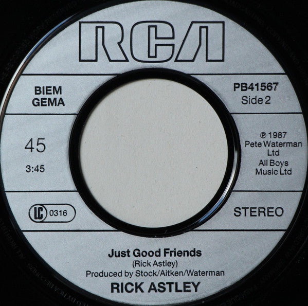Rick Astley - Whenever You Need Somebody Vinyl Singles VINYLSINGLES.NL