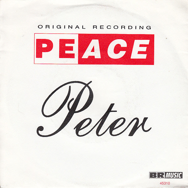 Peter Hallett / Tamzin Aronowitz - Peace / In My Dreams 19463 Vinyl Singles Goede Staat