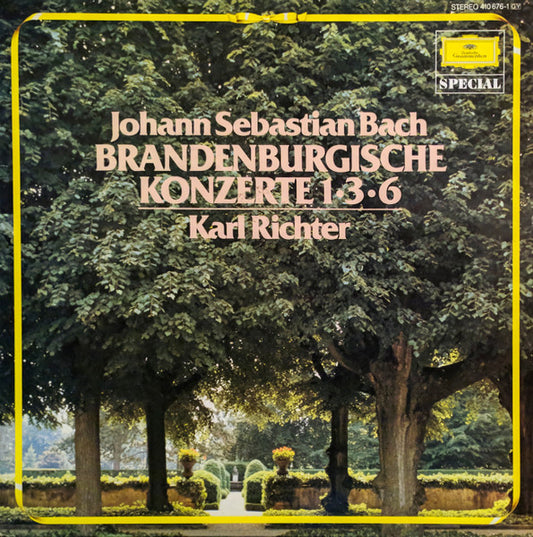 Johann Sebastian Bach - Karl Richter - Brandenburgische Konzerte 1·3·6 (LP) Vinyl LP VINYLSINGLES.NL