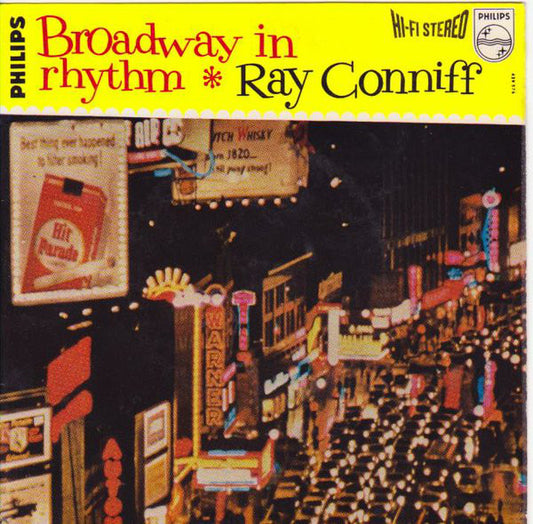 Ray Conniff - Broadway In Rhythm Vinyl Singles EP Vinyl Very Good (VG) <br> Hoes Good Plus (G+)