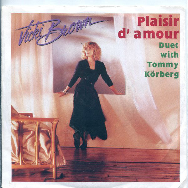 Vicki Brown Duet With Tommy Korberg - Plaisir D'Amour 20509 Vinyl Singles Goede Staat