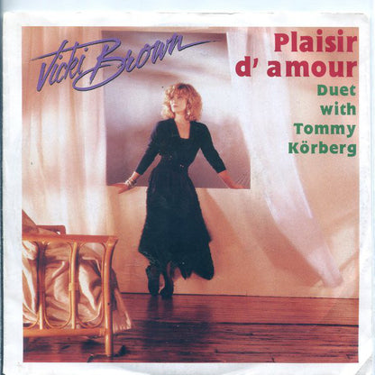 Vicki Brown Duet With Tommy Korberg - Plaisir D'Amour 20509 Vinyl Singles Goede Staat