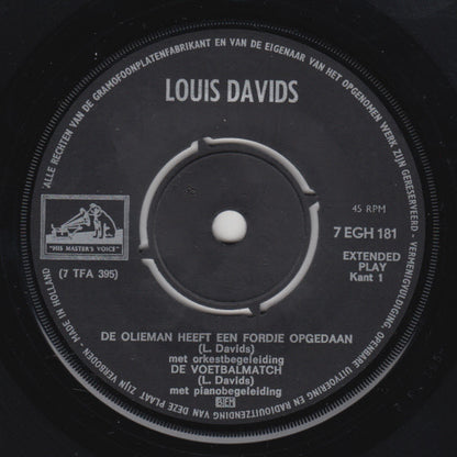 Louis Davids - De Olieman Heeft Een Fordje Opgedaan (EP) 30706 Vinyl Singles EP VINYLSINGLES.NL