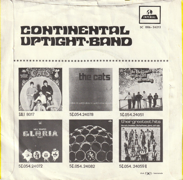 Continental Uptight Band - Please Sing A Song For Us 13862 Vinyl Singles Goede Staat