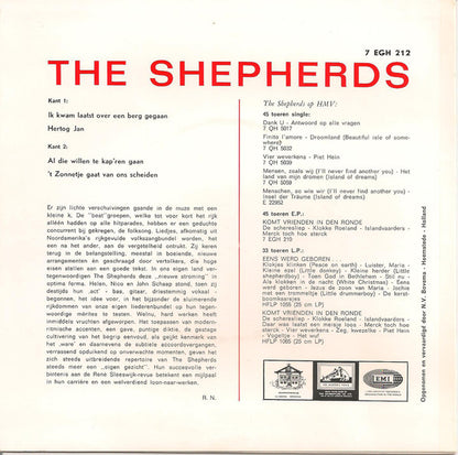 Shepherds - Ik Kwam Laatst Over Een Berg Gegaan (EP) 01272 Vinyl Singles EP Goede Staat