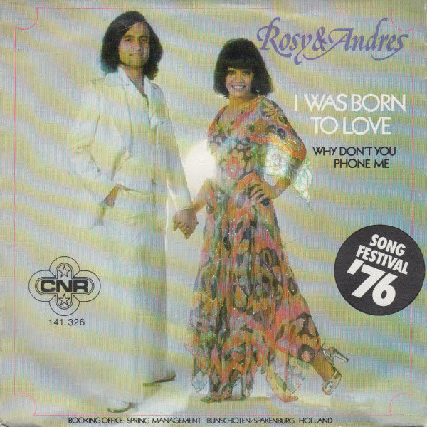 Rosy & Andres - I Was Born To Love 24898 Vinyl Singles VINYLSINGLES.NL