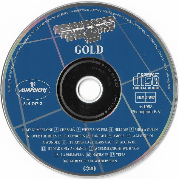 BZN - Gold (CD) Compact Disc VINYLSINGLES.NL